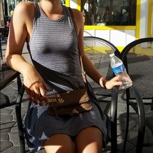 Sleeveless striped dress